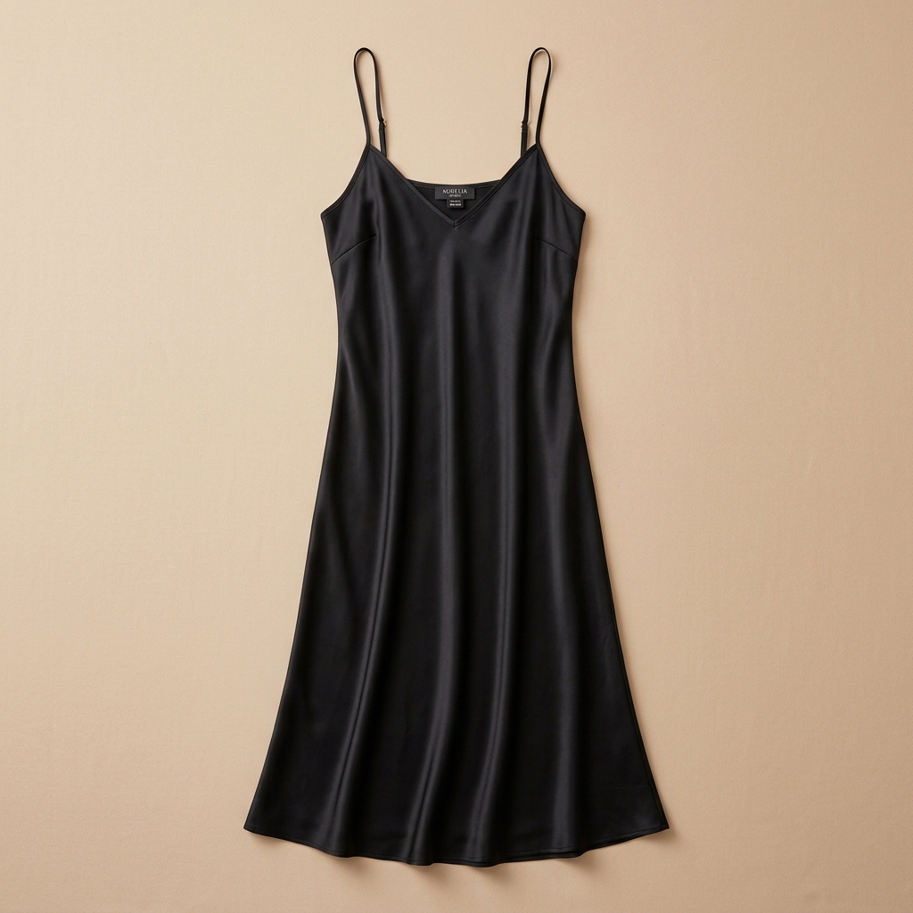 Midnight Silk Slip