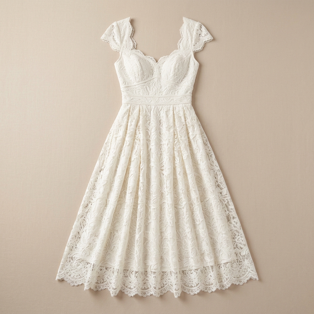 Ivory Lace Dress